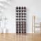 Sorbus Black 40-Bottle Freestanding Metal Wine Rack